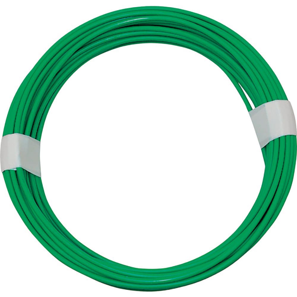 ＷＡＫＩ　カラーワイヤー　緑　番手１２　線径２．５～２．６ｍｍ　長さ１２ｍ　ＩＷ－３２３＿