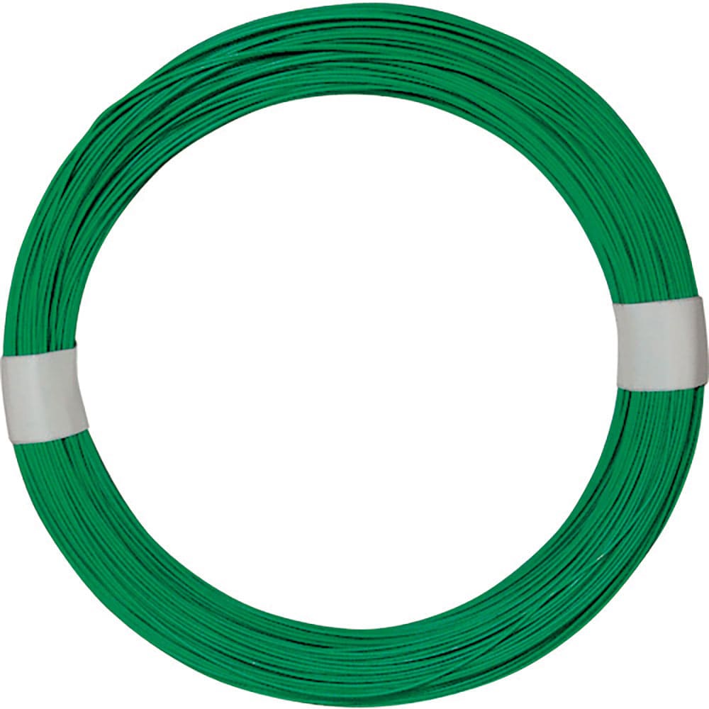 ＷＡＫＩ　カラーワイヤー　緑　番手２０　線径０．８５～０．９０ｍｍ　長さ９５ｍ　ＩＷ－３６３＿