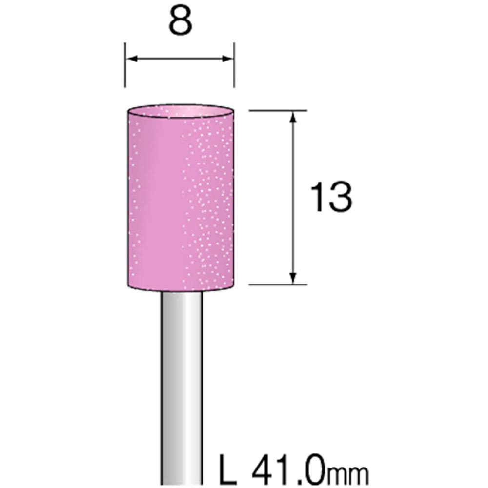 Ｍｉｎｉｍｏ　精密砥石　ＳＰ砥粒＃１００　φ８　（１０本入）　ＪＡ３０４６＿