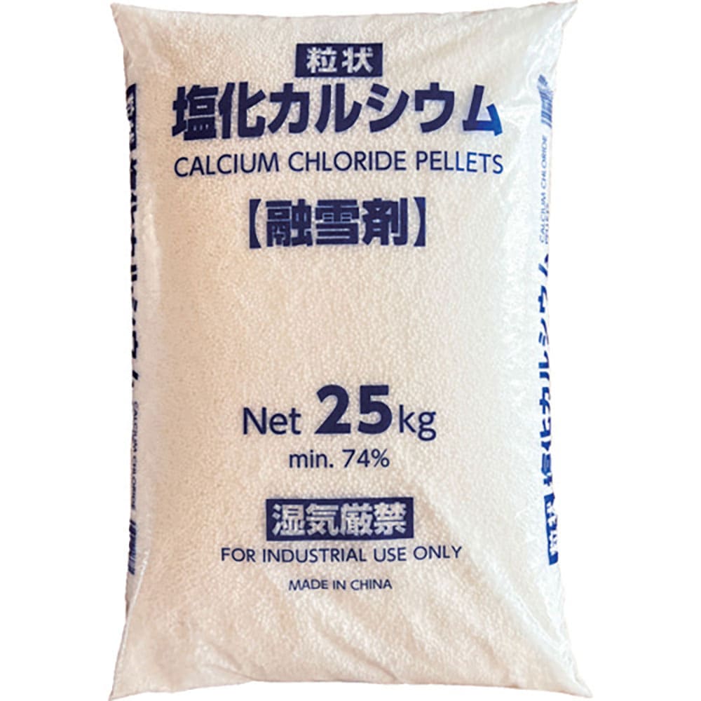 ＪＡＰＡＮＳＡＬＴ　塩化カルシウム（融雪剤）２５ｋｇ　ＪＳ１９０２５＿
