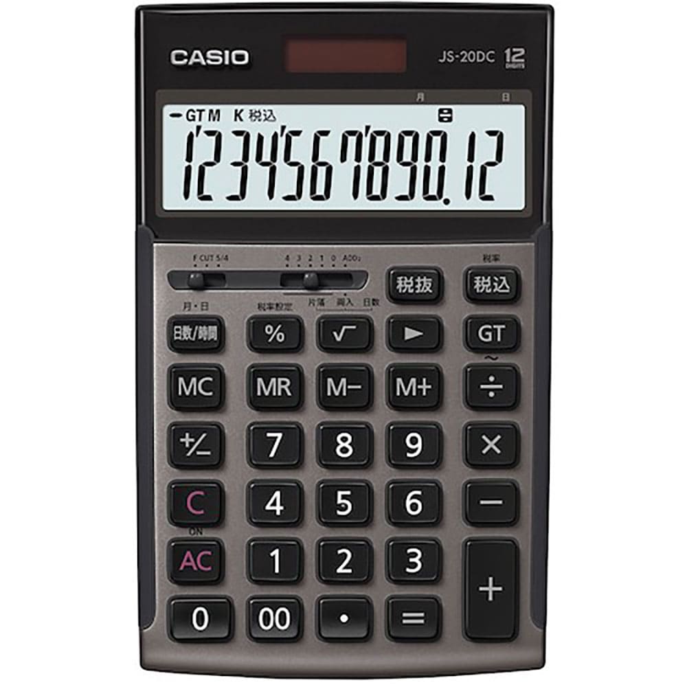 カシオ　本格実務電卓　グレージュブラウン　ＪＳ－２０ＤＣ－ＧＢ－Ｎ＿