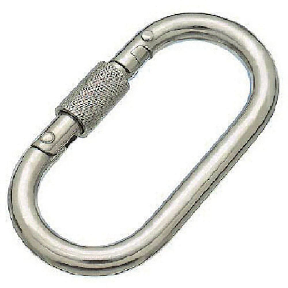 水本　ステンレス　カラビナ（環付）　線径１０ｍｍ長さ９０ｍｍ　Ｋ－２＿