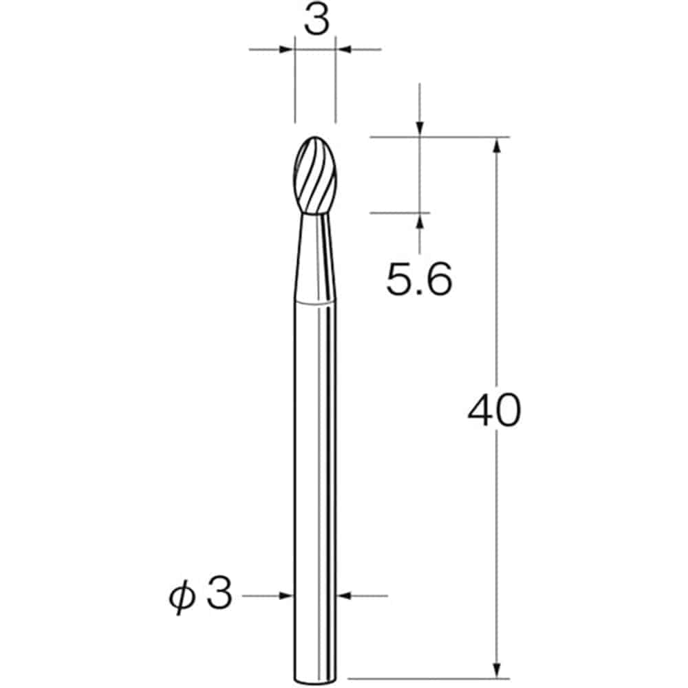 リューター　超硬カッターＫ３７１３　Ｋ３７１３＿