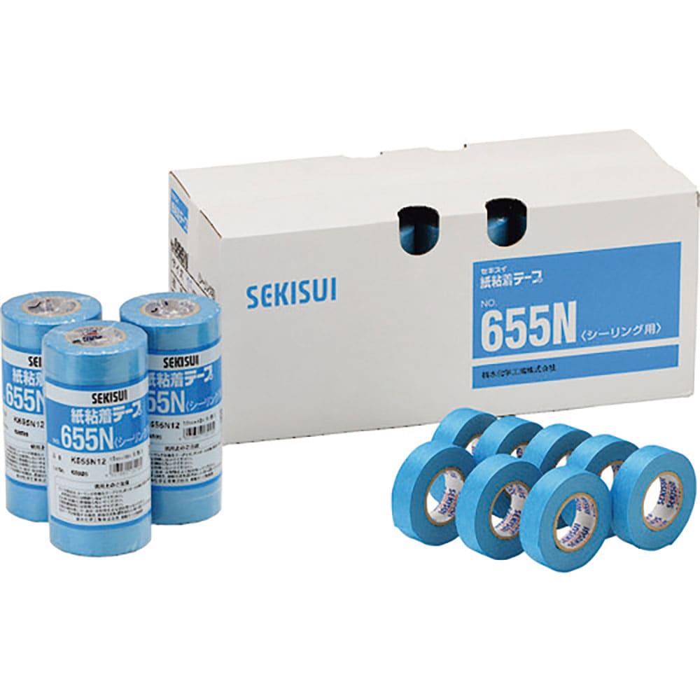 積水　和紙粘着テープ＃６５５Ｎ　シーリング用　５０×１８（１パック＝２巻入）　Ｋ６５５Ｎ２０＿