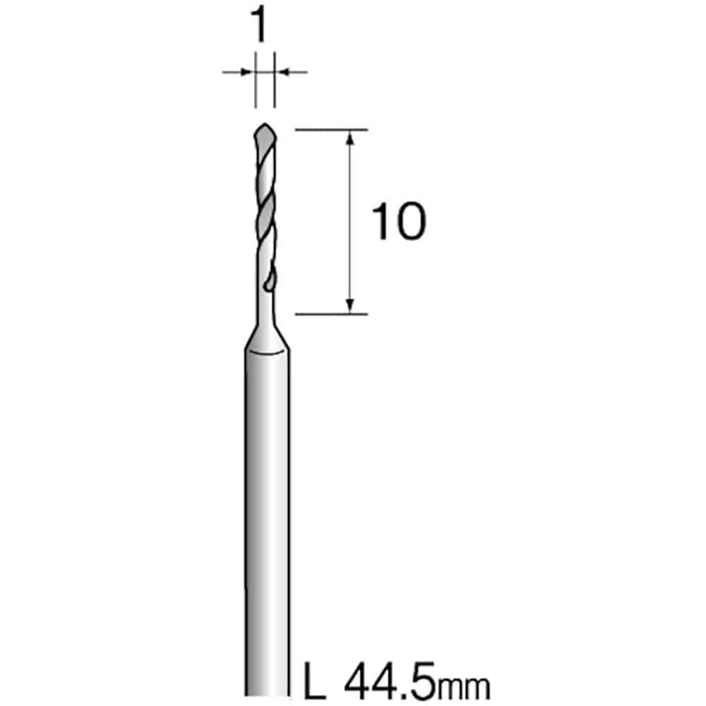 Ｍｉｎｉｍｏ　スチールドリル　φ１　（１０本入）　ＫＡ１００６＿