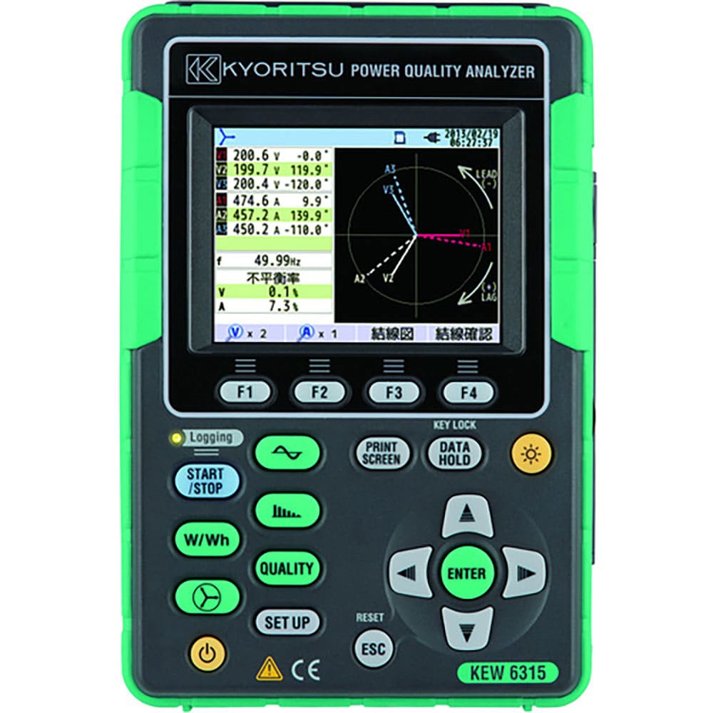 ＫＹＯＲＩＴＳＵ　電源品質アナライザセットモデル　ＫＥＷ６３１５－０１＿