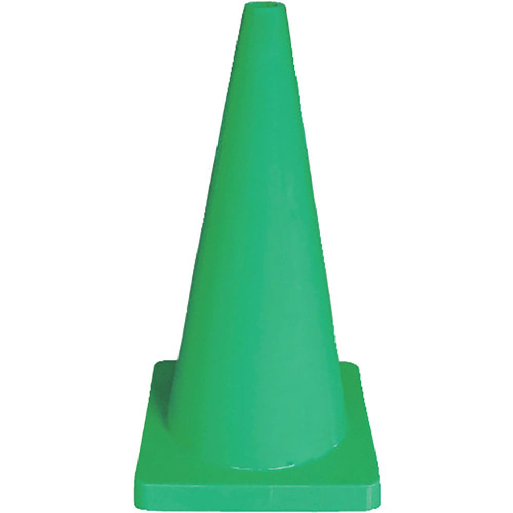 安全興業　安全コーン　Ｗコーン　緑　ＫＥＹ－７９４Ｂ＿