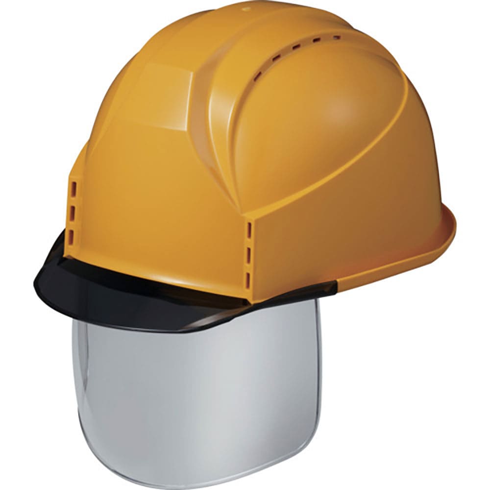 スミハット　ＫＫＣ３Ｓ型　帽体（キイロ）・バイザー（グレースモーク）・シールド付き　ＫＫＣ３Ｓ－Ｂ＿