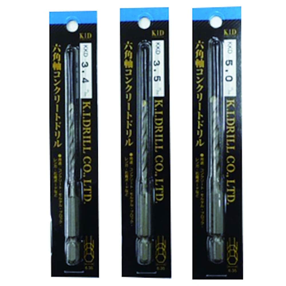 ＫＩドリル　六角軸コンクリートドリル４．３　ＫＫＤ－４．３＿