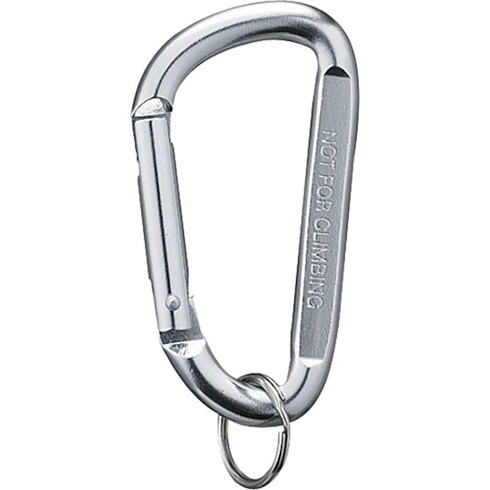 光　カラビナ　シルバー　８０ｍｍ　ＫＲＡ－８０２＿