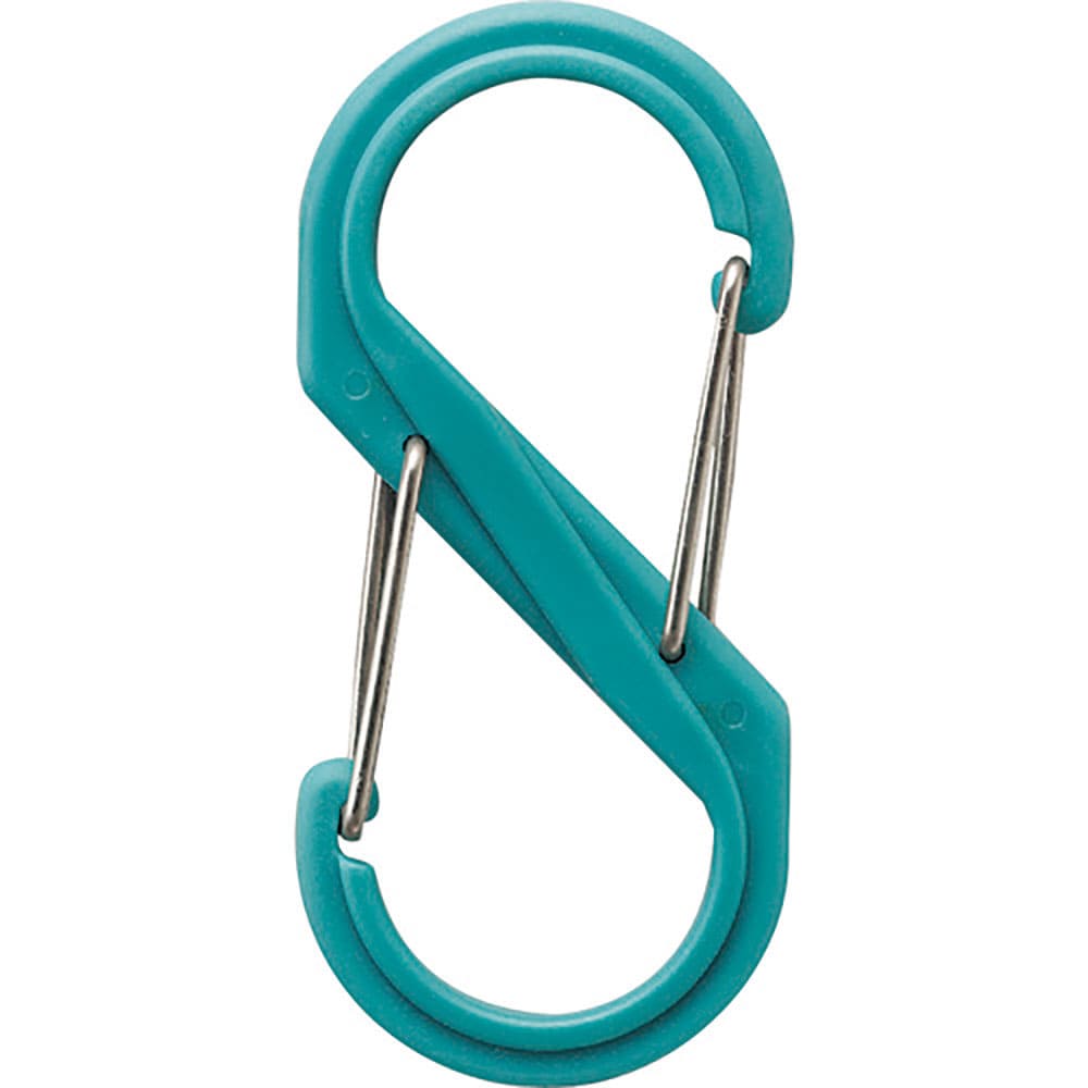 光　Ｓ型カラビナ大ターコイズ　ＫＲＳＡ８８－７＿