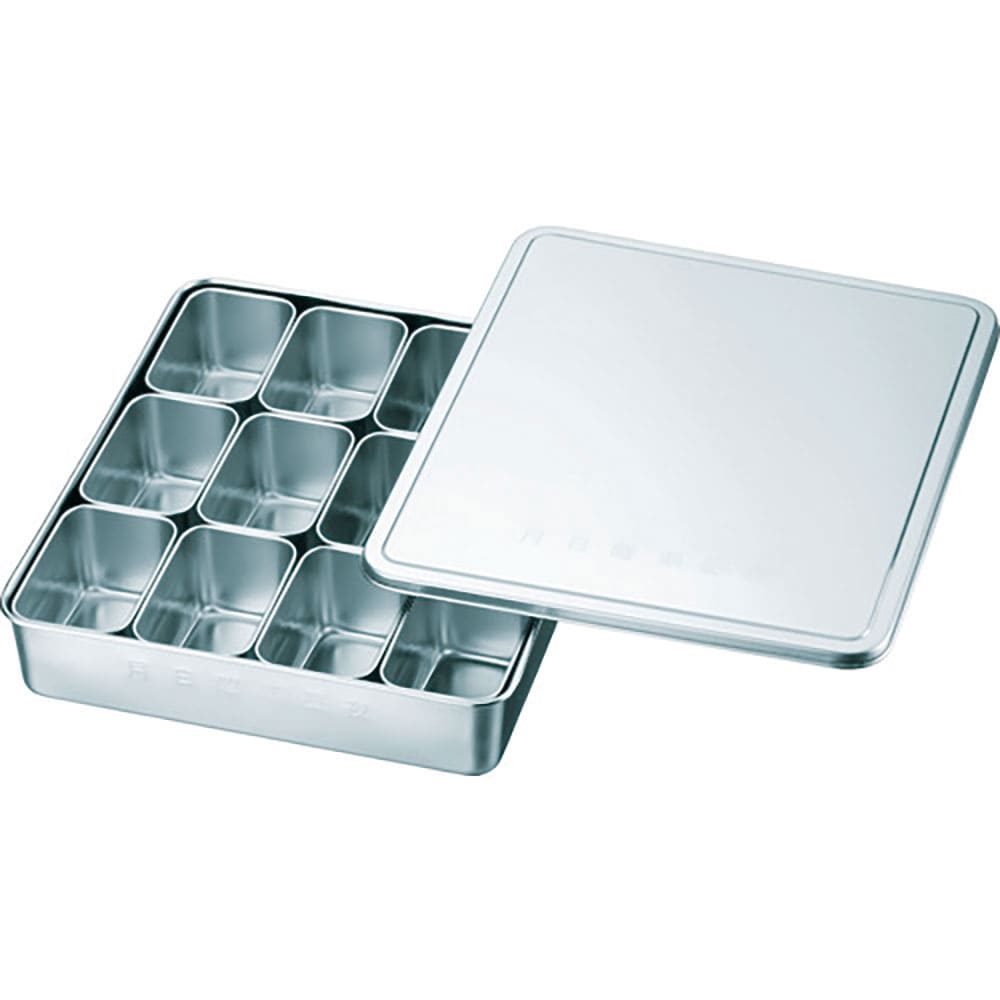 ＳＵＧＩＣＯ　１８－８検食用容器　田型日付入　１２個入　３２７×２８６×６３　ＫＳ－００１＿