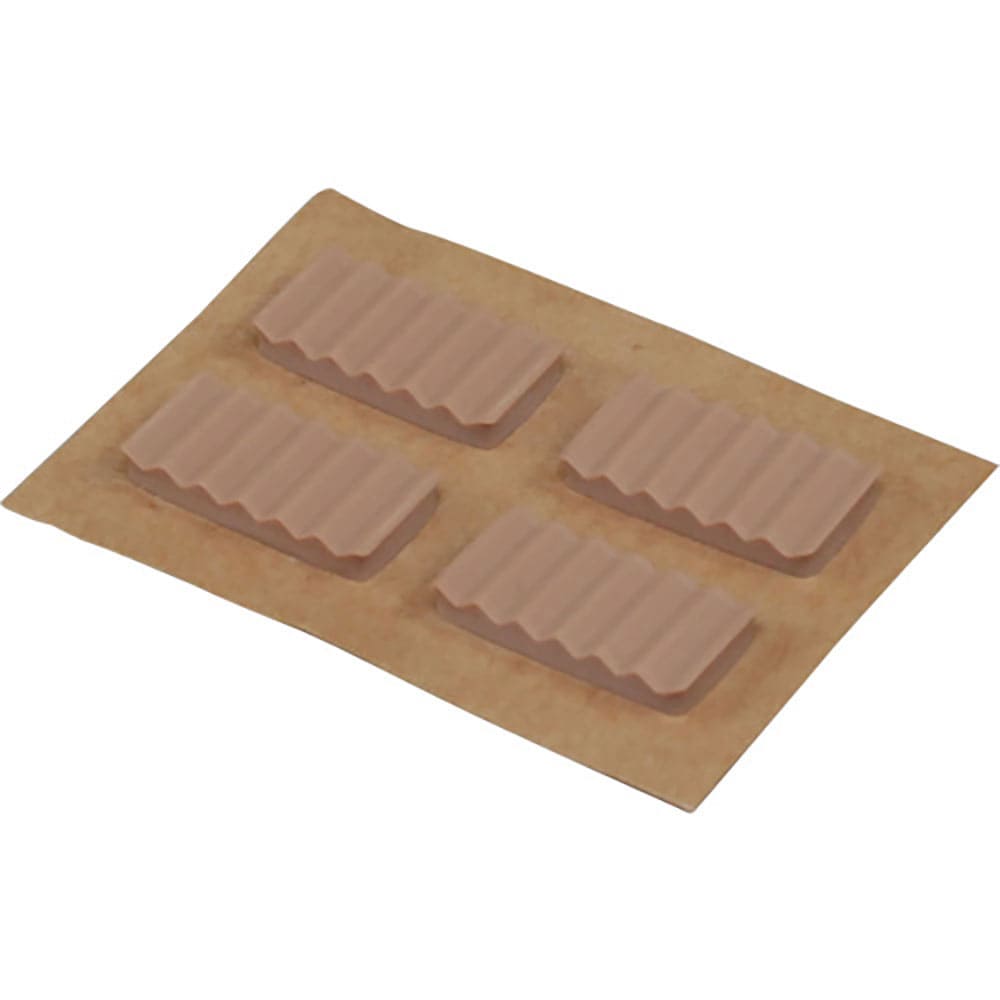 光　波ゴムクッション茶３×１０×２０ｍｍ　ＫＷＲ１２－２＿