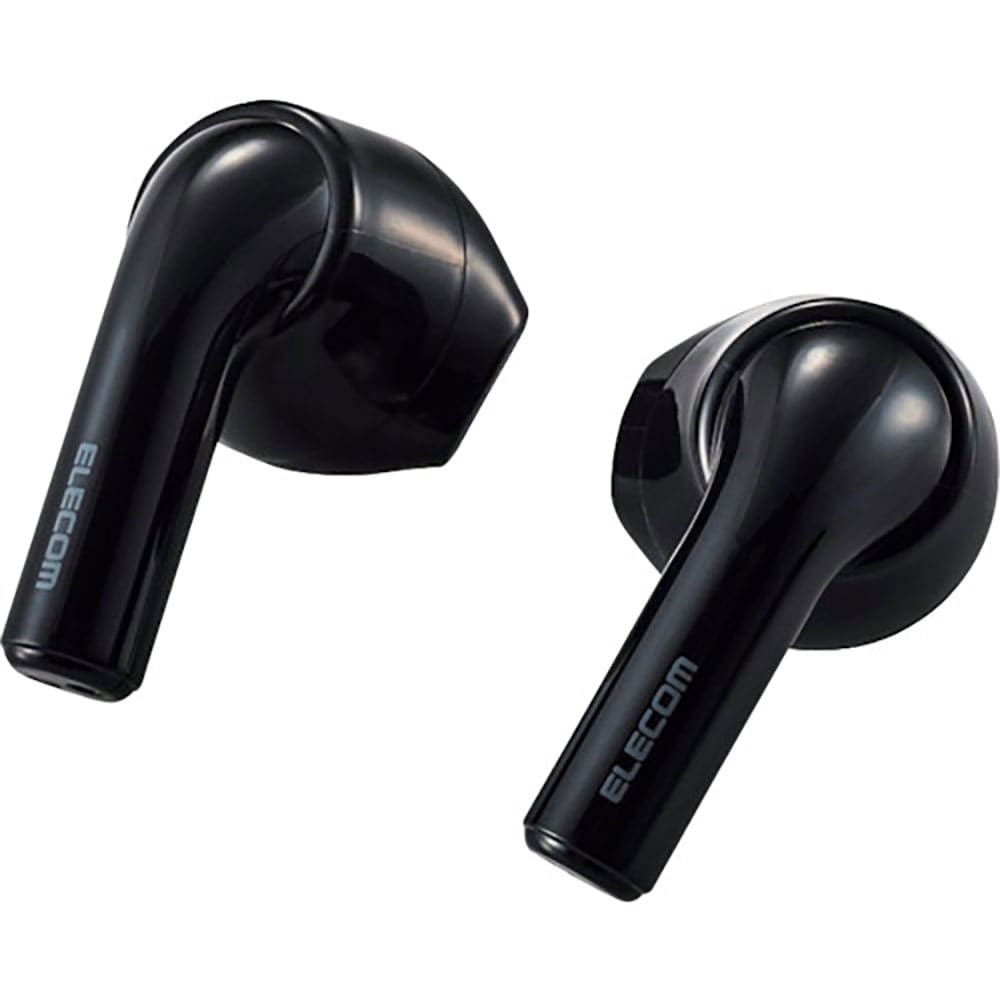 ＥＬＥＣＯＭ　Ｂｌｕｅｔｏｏｔｈイヤホン　完全ワイヤレス　ＡＡＣ対応　セミオープン型　ブラック　Ｌ＿
