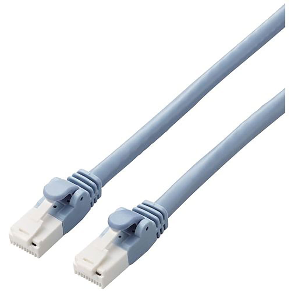 ＥＬＥＣＯＭ　ＬＡＮケーブル　仕様固定　ＣＡＴ６Ａ　爪折れ防止　３ｍ　ブルー　ＬＤ－ＧＰＡＴ／ＢＵ＿