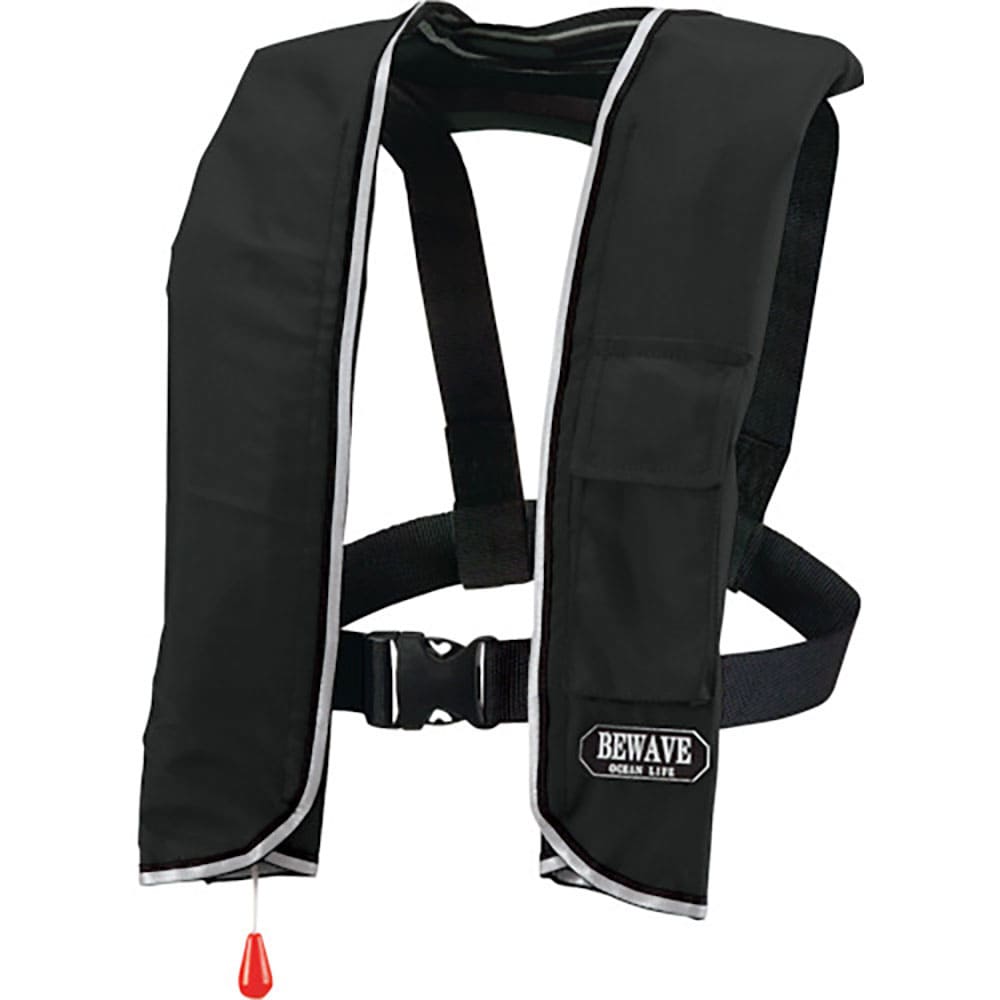 ＯＣＥＡＮＬＩＦＥ　手動膨張式ショルダータイプ　小型船舶用ライフジャケット　ブラック　ＴＹＰＥ　Ａ＿