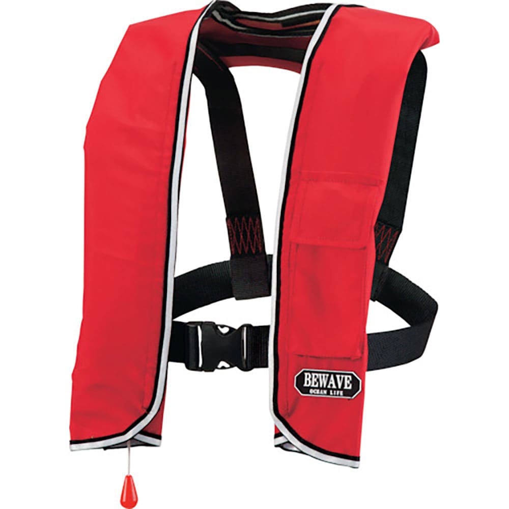 ＯＣＥＡＮＬＩＦＥ　手動膨張式ショルダータイプ　小型船舶用ライフジャケット　レッド　ＴＹＰＥ　Ａ　＿