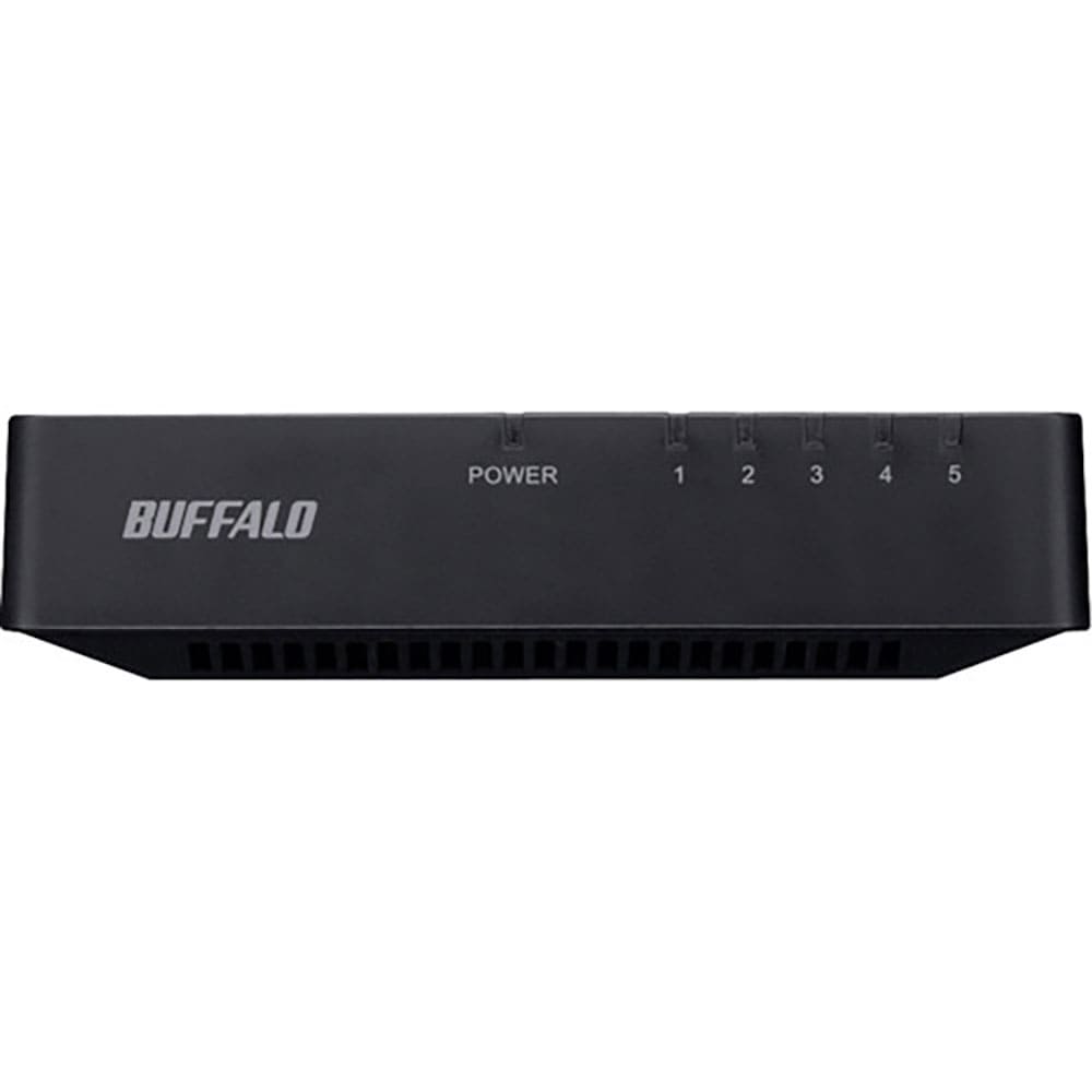 ＢＵＦＦＡＬＯ　１０／１００Ｍｂｐｓ対応　スイッチングＨｕｂ　プラスチック筐体／電源外付けモデル（＿