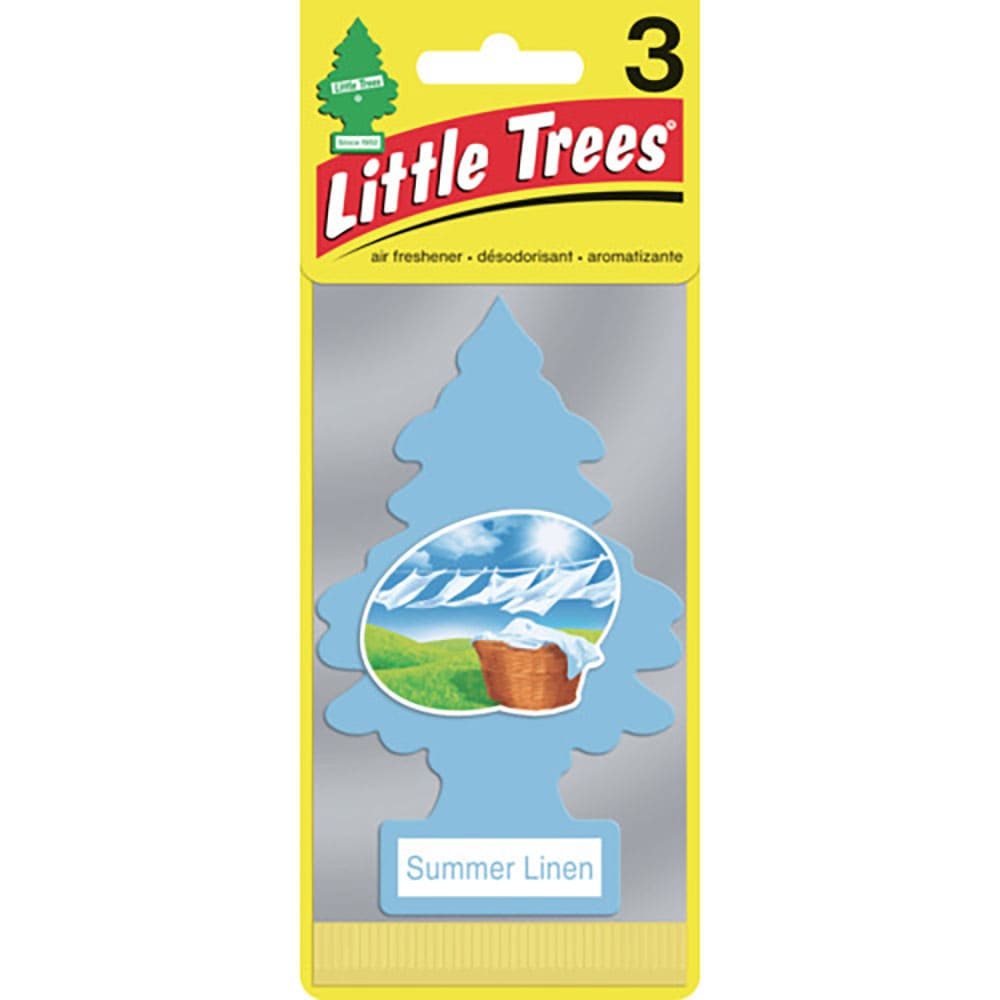 リトルツリーズ　ＬＴ　エアーフレッシュナー　３Ｐ　－　Ｓｕｍｍｅｒ　Ｌｉｎｅｎ（サマーリネン）　Ｌ＿