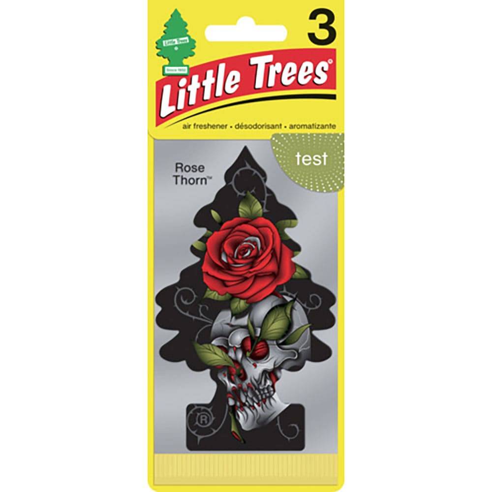 リトルツリーズ　ＬＴ　エアーフレッシュナー　３Ｐ　－　Ｒｏｓｅ　Ｔｈｏｒｎ（ローズソーン）　ＬＴ３＿