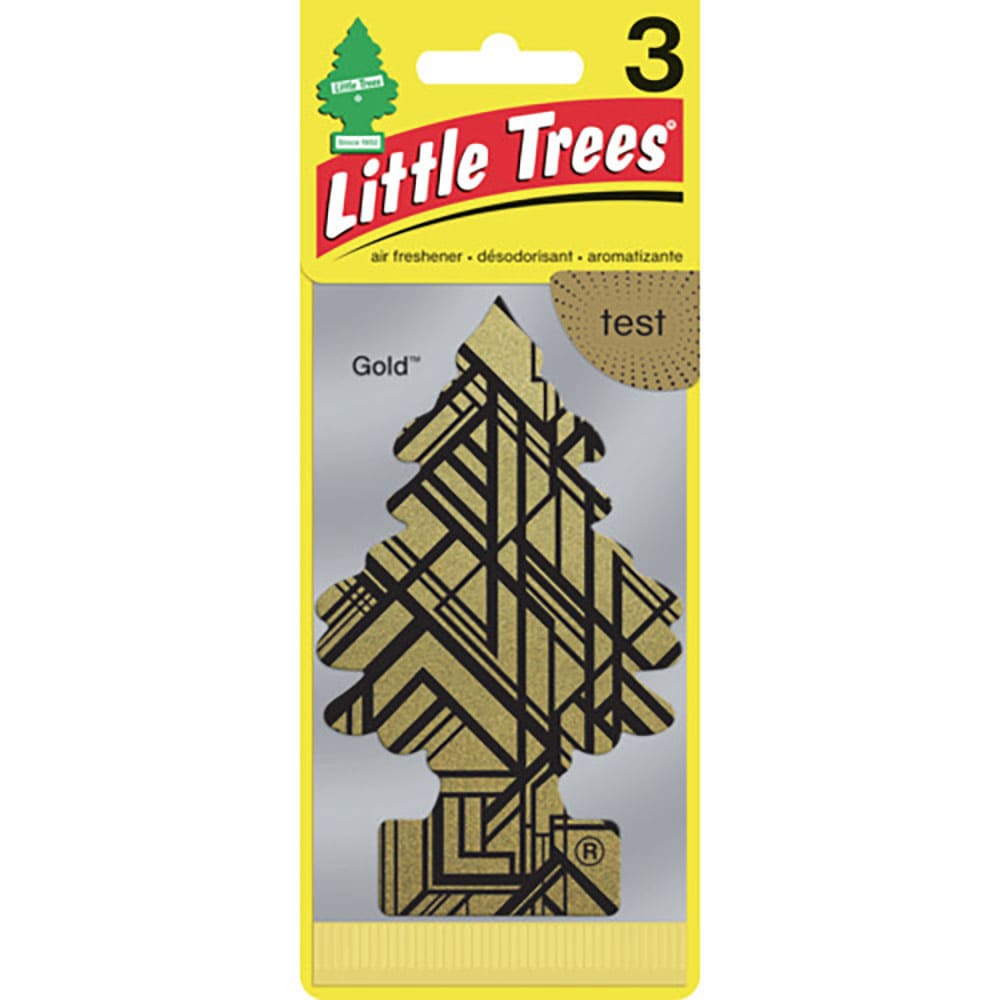 リトルツリーズ　ＬＴ　エアーフレッシュナー　３Ｐ　－　Ｇｏｌｄ（ゴールド）　ＬＴ３０４＿