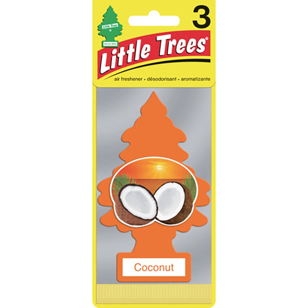 リトルツリーズ　ＬＴ　エアーフレッシュナー　３Ｐ　－　Ｃｏｃｏｎｕｔ（ココナッツ）　ＬＴ３０８＿