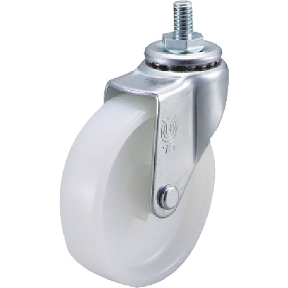 ユーエイ　ねじ込み式　自在　キャスター　ナイロン　車輪径５０ｍｍ　　Ｌタイプ　ＬＴ型　ネジ寸法Ｍ１＿