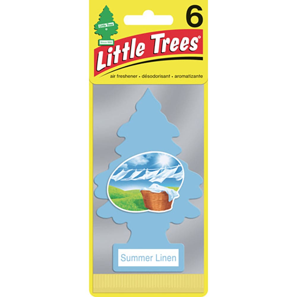 リトルツリーズ　ＬＴ　エアーフレッシュナー　６Ｐ　－　Ｓｕｍｍｅｒ　Ｌｉｎｅｎ（サマーリネン）　Ｌ＿