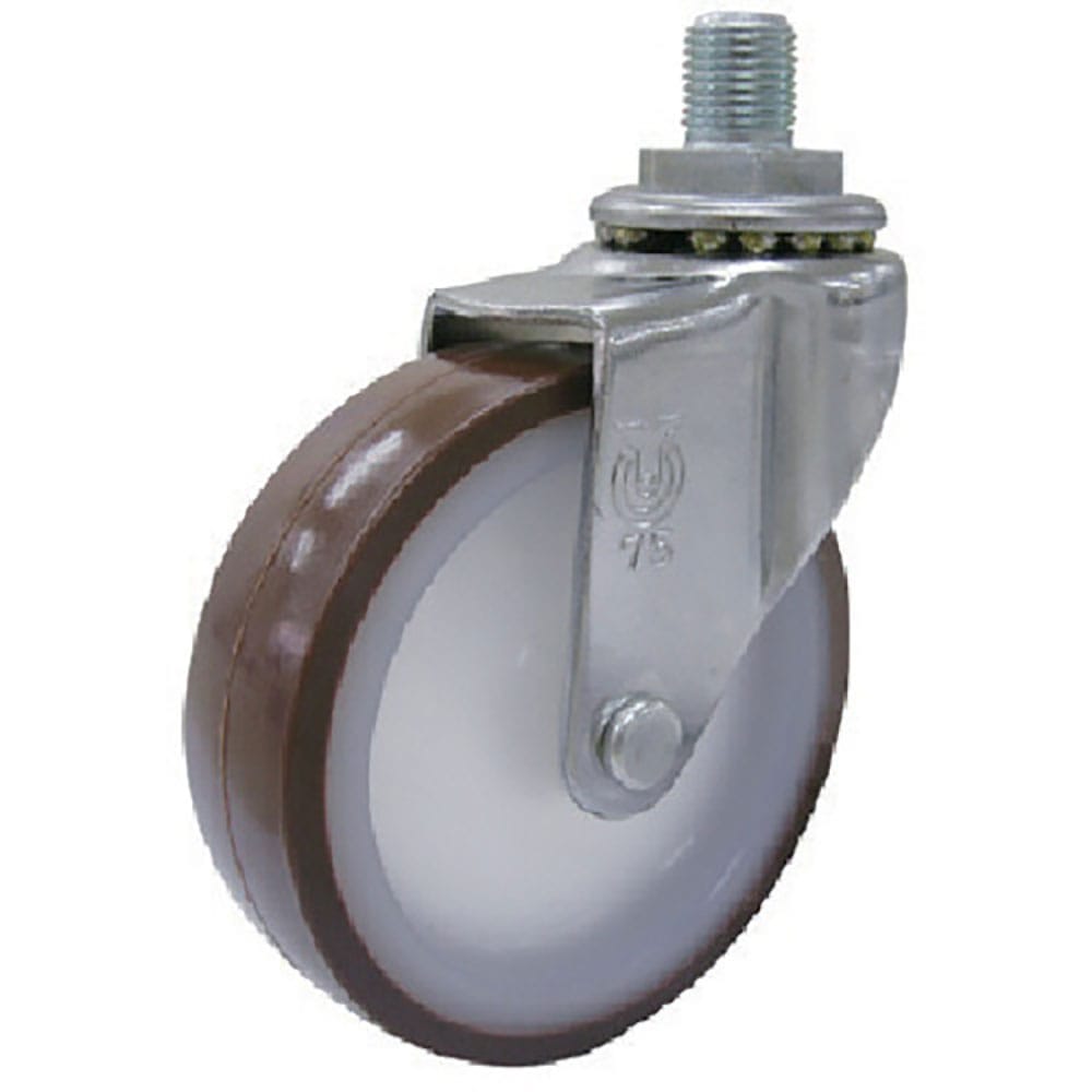 ユーエイ　ねじ込み式　自在　キャスター　ウレタン　車輪径７５ｍｍ　　Ｌタイプ　ＬＴ型　ネジ寸法Ｍ１＿