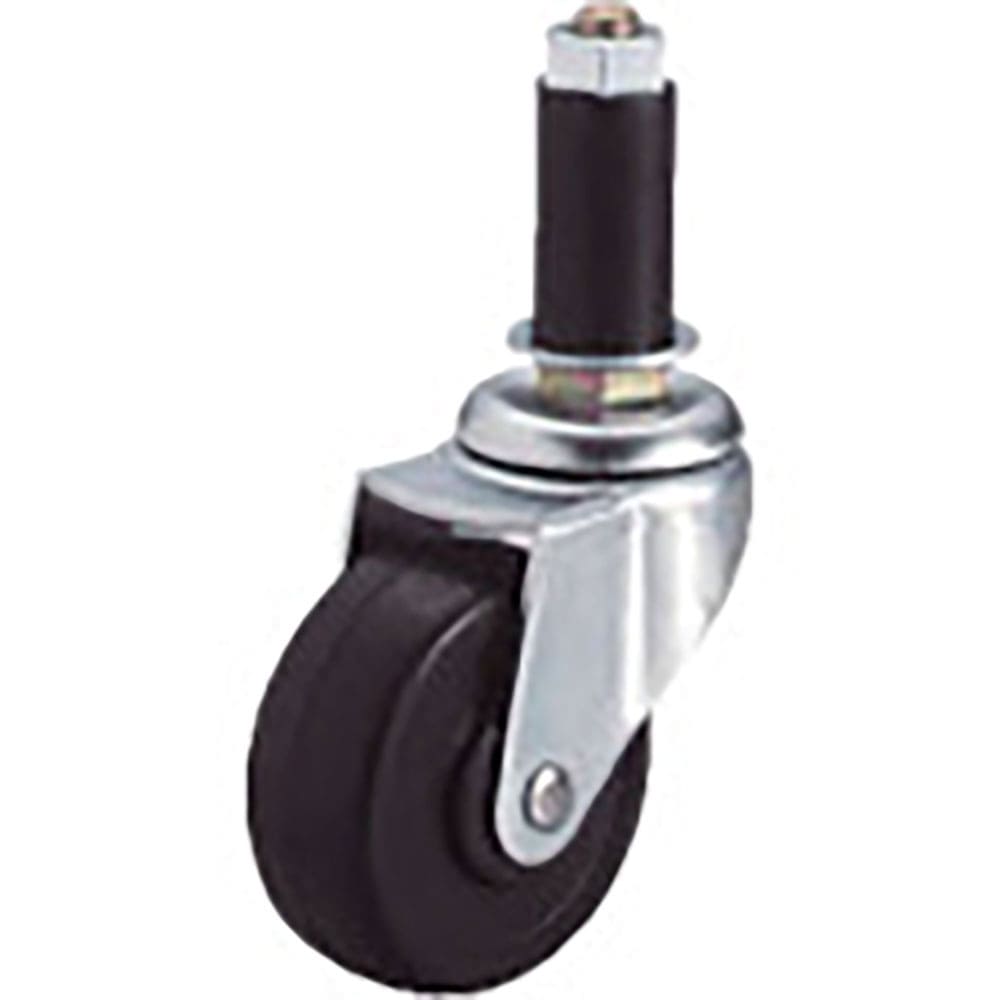 ユーエイ　差し込み式　自在　キャスター　ゴム　車輪径４０ｍｍ　　Ｌタイプ　ＬＴＦ型　パイプ径１８　＿