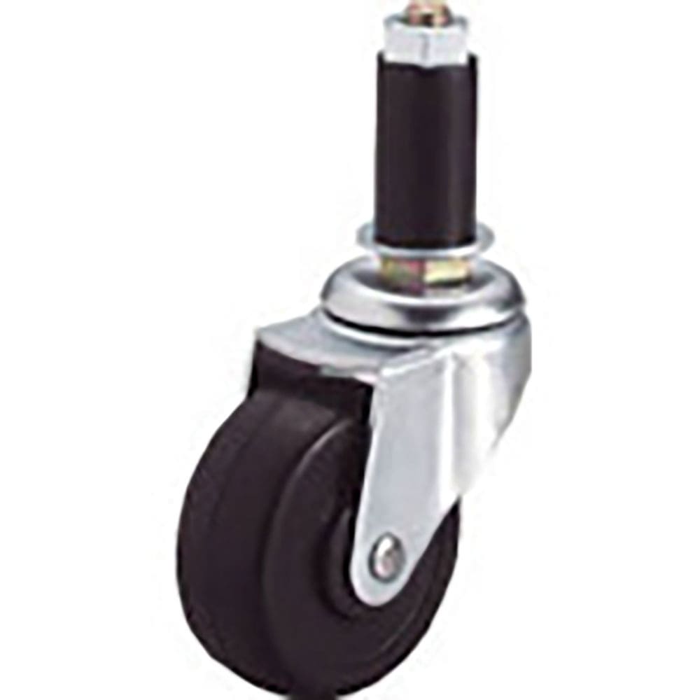 ユーエイ　差し込み式　自在　キャスター　ゴム　車輪径５０ｍｍ　　Ｌタイプ　ＬＴＦ型　パイプ径２４　＿