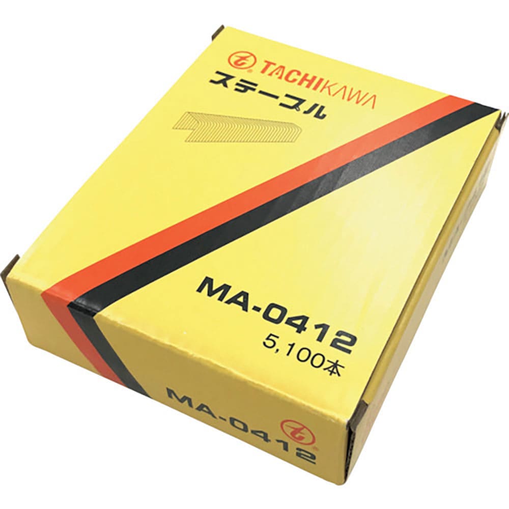 タチカワ　ＭＡ０４ステープル　肩幅４ｍｍ　長さ１２ｍｍ　５１００本入り　ＭＡ０４１２＿