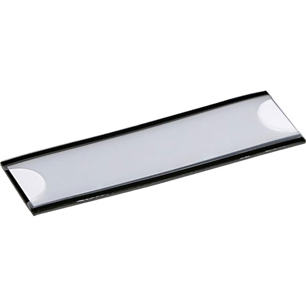 ＴＲＵＳＣＯ　マグネット式見出しプレート　２５Ｘ８０　黒　１０枚入　ＭＧＰ－２５Ｘ８０－ＢＫ＿