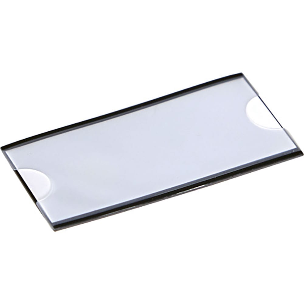 ＴＲＵＳＣＯ　マグネット式見出しプレート　４０Ｘ８０　黒　１０枚入　ＭＧＰ－４０Ｘ８０－ＢＫ＿