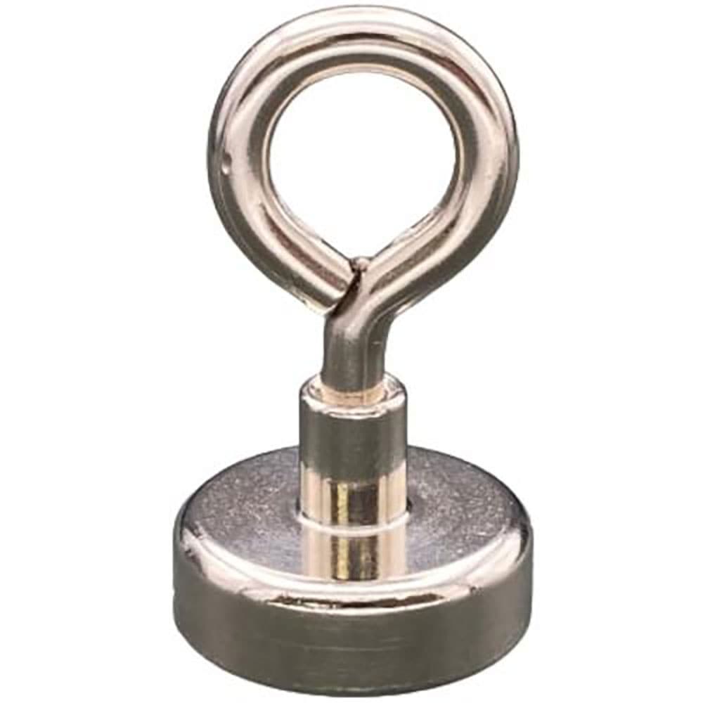 ラクテム　強力マグネット　アイフック型　外径２５　ゴム付　ＭＨＭＩ２５＿