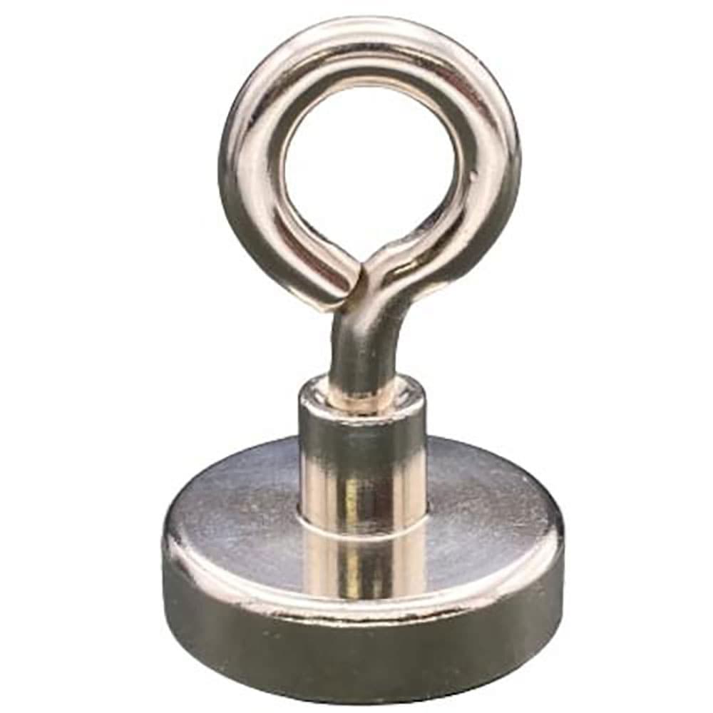 ラクテム　強力マグネット　アイフック型　外径３２　ゴム付　ＭＨＭＩ３２＿