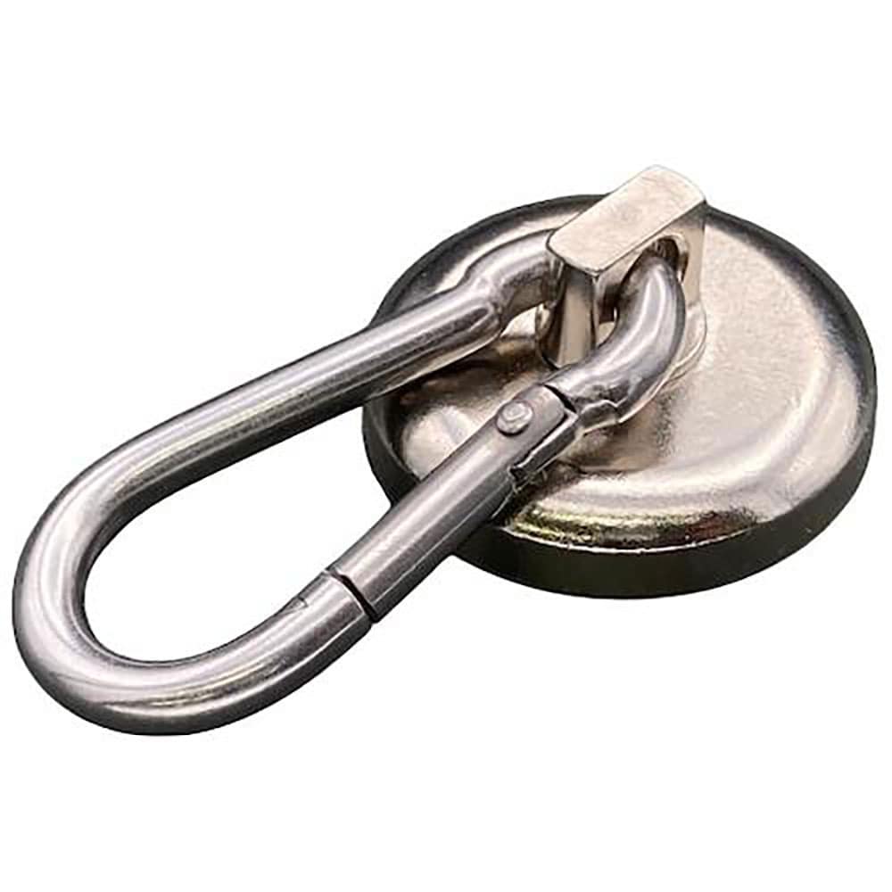 ラクテム　強力マグネット　カラビナフック型　Φ３６　ゴム付　ＭＨＭＫ３６＿