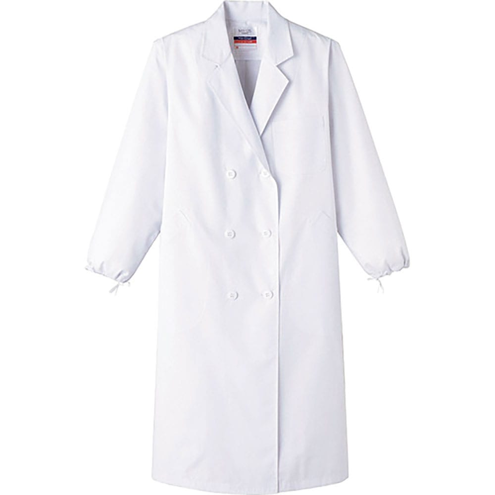 サンペックス　女子Ｗ型診察衣　抗菌　ＭＲ－１２５－Ｍ＿