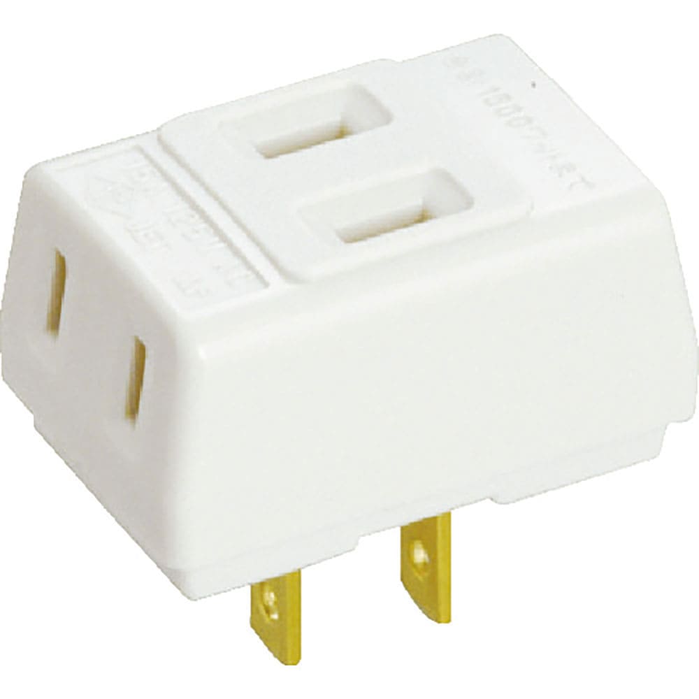 明工　１５Ａトリプルタップ（乳白）　ＭＲ２９６５Ｗ１＿