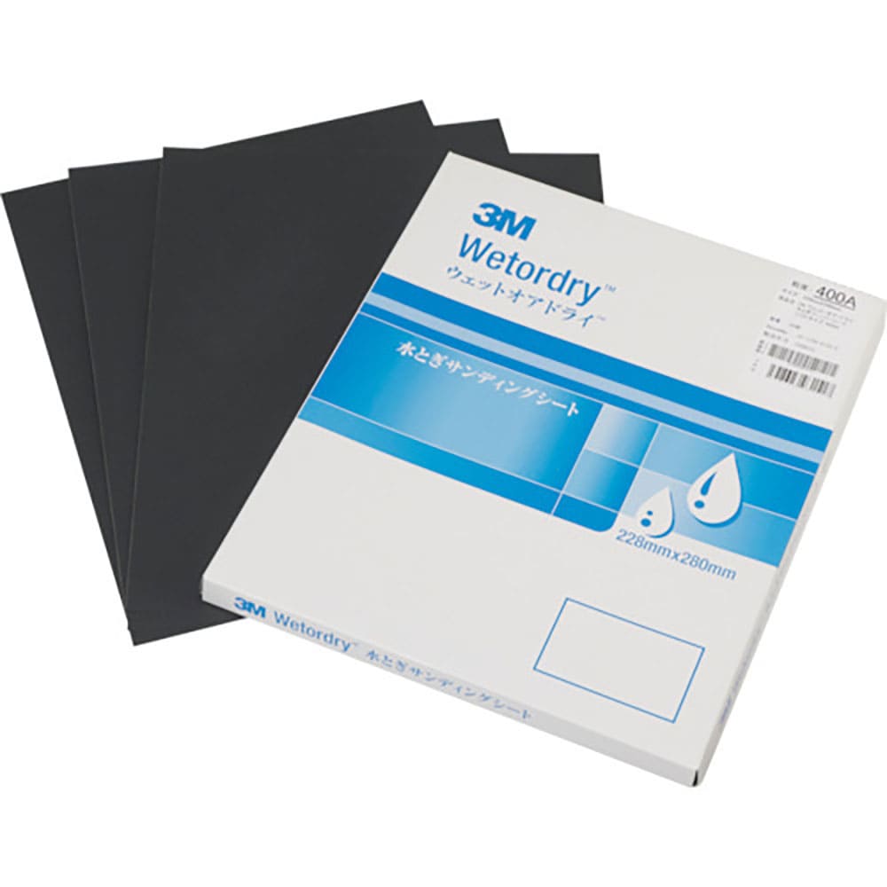 ３Ｍ　水とぎサンディングシート　２２８Ｘ２８０ｍｍ　＃２５００　Ｍ／ＳＨＴ　２５００　４０１Ｑ＿