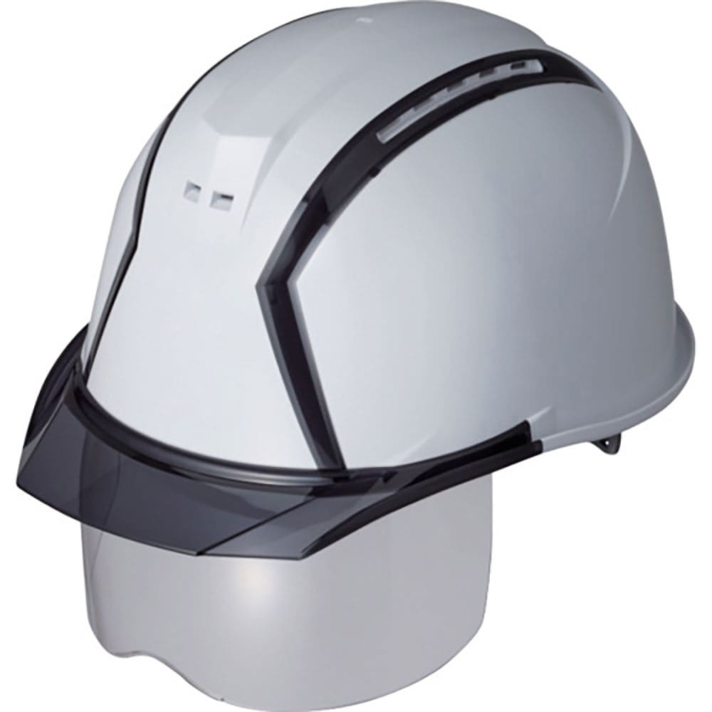 スミハット　ＭＸＣＳ型　帽体（スノーホワイト）・バイザー（グレースモーク）・シールド付き　ＭＸＣＳ＿