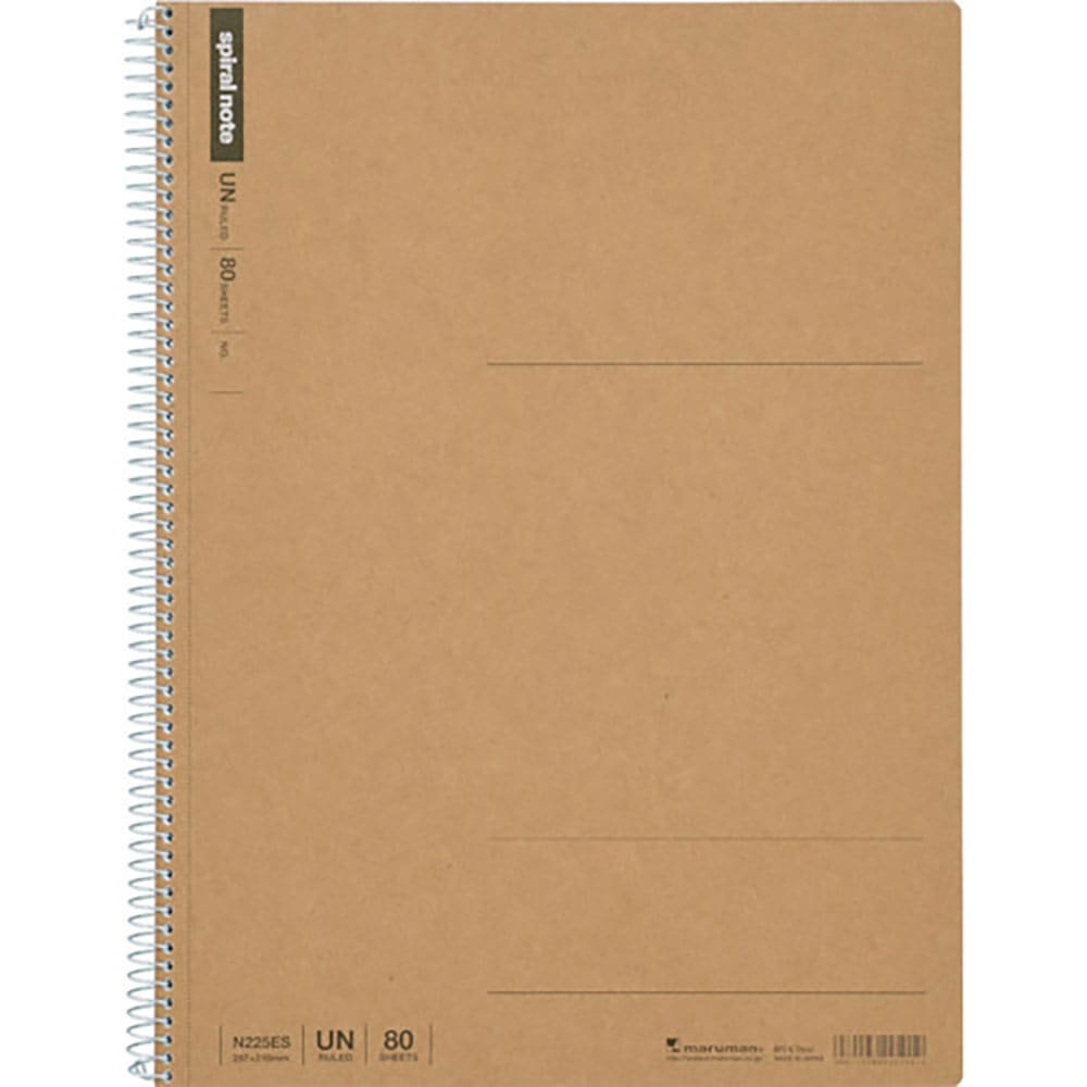 ｍａｒｕｍａｎ　Ａ４　スパイラルノート　無地８０枚　Ｎ２２５ＥＳ＿