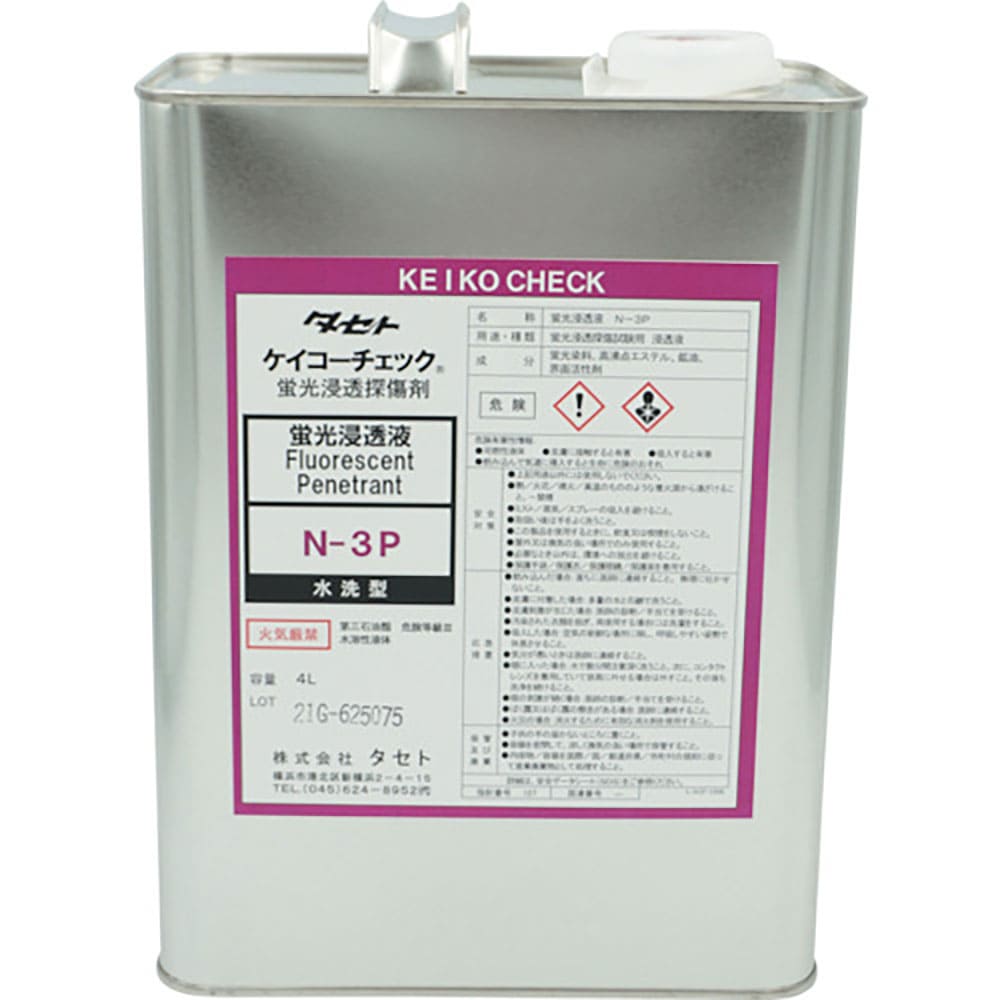 ＴＡＳＥＴＯ　ケイコ－チェック浸透液　Ｎ－３Ｐ　４Ｌ　Ｎ３Ｐ．４＿
