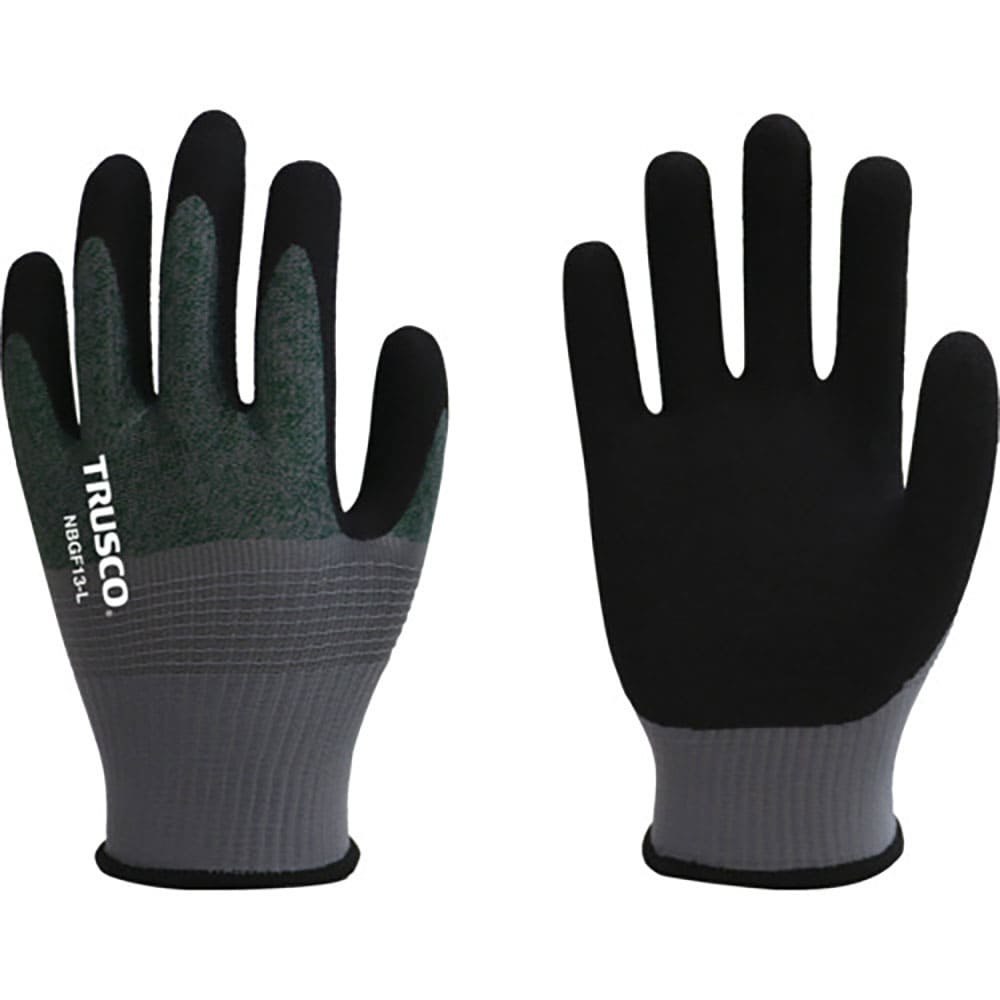 ＴＲＵＳＣＯ　【２０２５年１月発売】ニトリルゴム背抜き手袋　薄手　１３ゲージ　Ｌ　ＮＢＧＦ１３－Ｌ＿