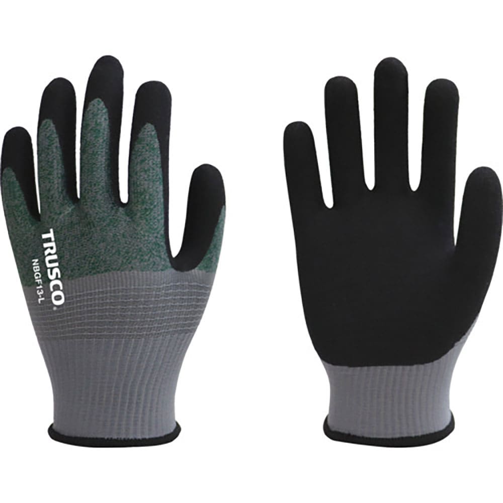 ＴＲＵＳＣＯ　【２０２５年１月発売】ニトリルゴム背抜き手袋　薄手　１３ゲージ　Ｍ　ＮＢＧＦ１３－Ｍ＿
