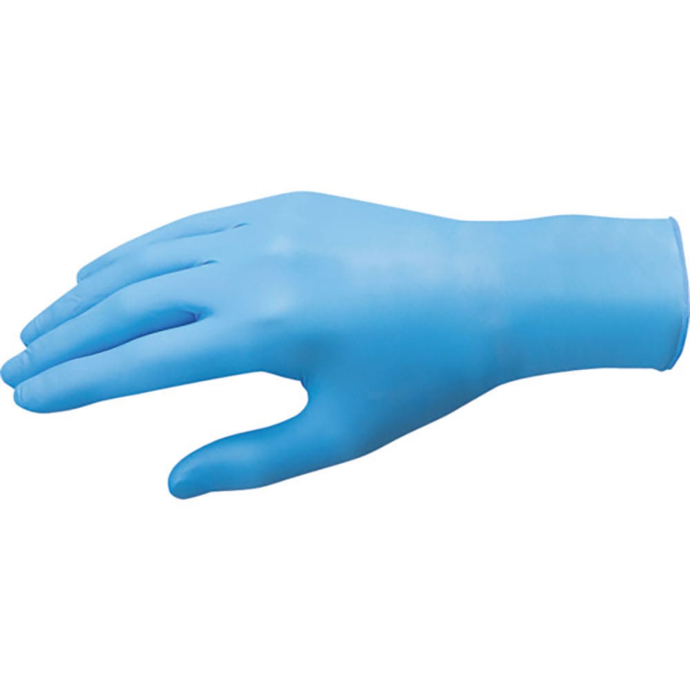 バリアローブ　ニトリルＰＦレギュラーブルーパウダーフリーＬ（１００枚入）　ＮＯ．２１５２Ｌ＿