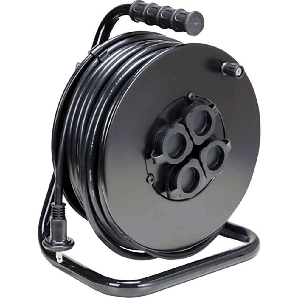 ＴＲＵＳＣＯ　電工ドラム　ジェネラルリール３０ｍ　屋外用　ＯＤＬ－３０ＭＢＫ＿