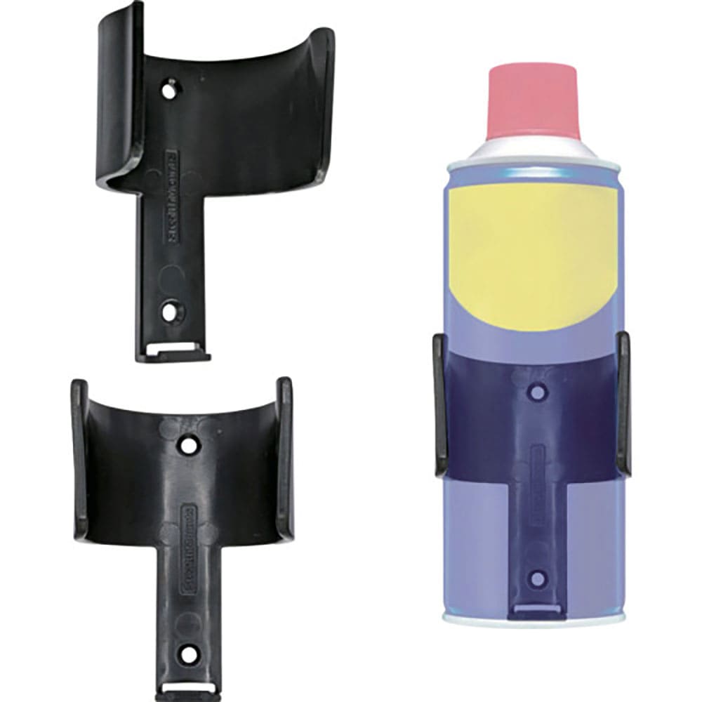 ステルスマウント　スプレー缶ホルダー（２個入り）ブラック　ＯＭ－ＣＡＮ－ＢＬＫ－２＿