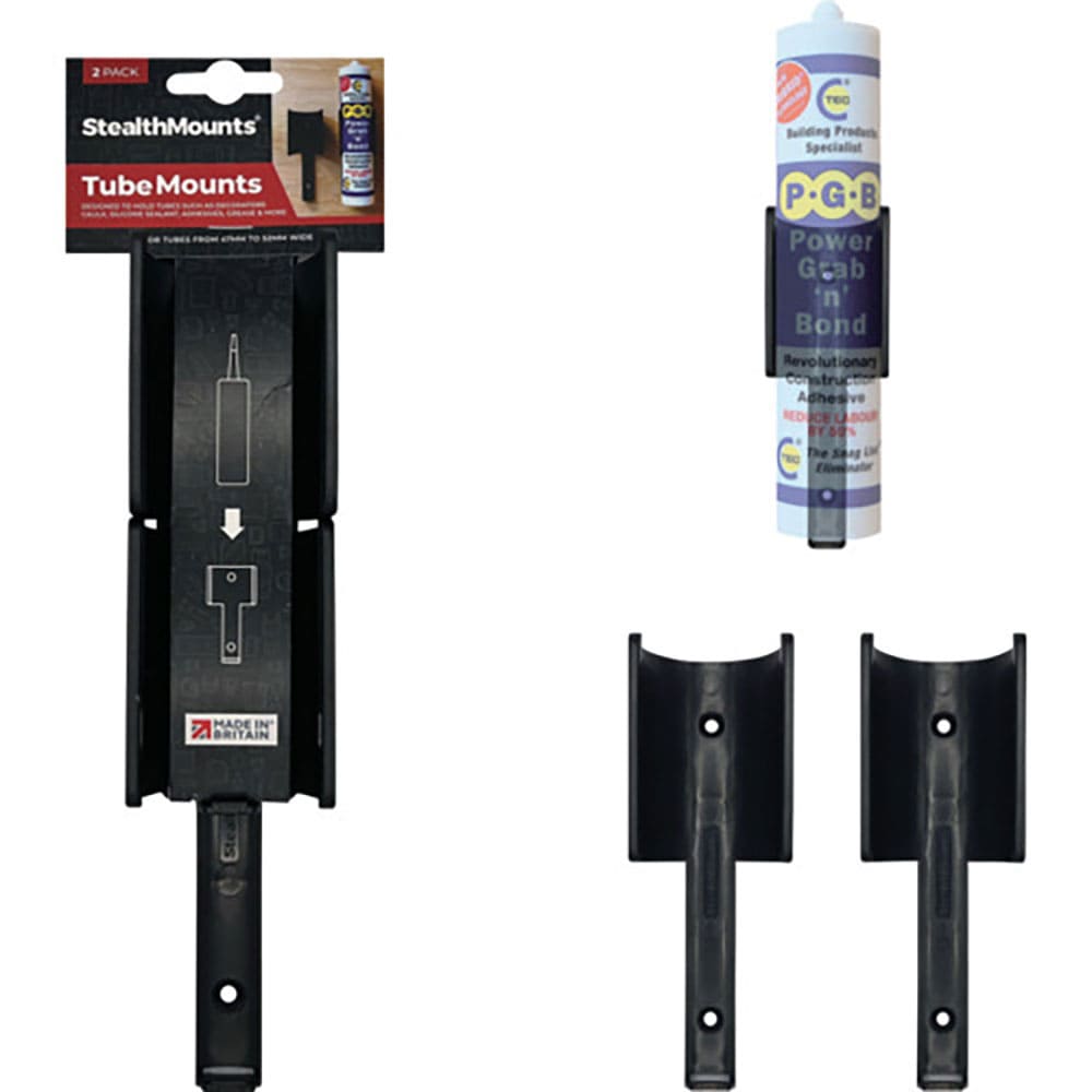 ステルスマウント　チューブマウントＶ２（２個入り）ブラック　ＯＭ－ＴＢＥ－Ｖ２－ＢＬＫ－２＿