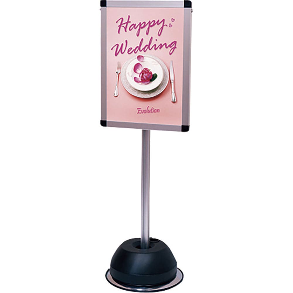 ＴＯＫＩＳＥＩ　屋外ポールサインスタンド　Ａ３片面シルバー　ＯＰＳＳＡ３Ｋ＿